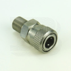 New Airgun PCP Charging Hose Stainless Steel Fill Fitting 8MM Female Quick Disconnect 1/8BSPP &amp; 1/8NPT &amp; M10*1 Male Threads