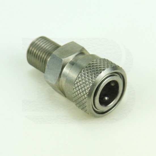 New Airgun PCP Charging Hose Stainless Steel Fill Fitting 8MM Female Quick Disconnect 1/8BSPP & 1/8NPT & M10*1 Male Threads New Airgun PCP Charging Hose Stainless Steel Fill Fitting 8MM Female Quick Disconnect 1/8BSPP & 1/8NPT & M10*1 Male Threads