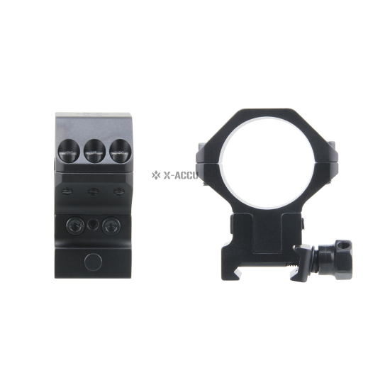 Vector Optics X-ACCU 30mm 40MOA Adjustable Elevation Picatinny Ring Mounts