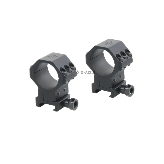 Vector Optics X-ACCU 30mm 40MOA Adjustable Elevation Picatinny Ring Mounts