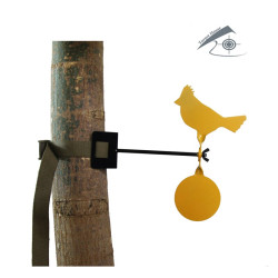 Plinking Revolving a Target for Airgun Shooting