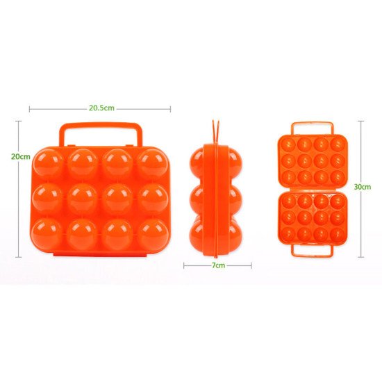 Portable 12/6 Eggs Plastic Container Holder Folding Egg Storage Box Handle Case Specially designed for carrying the eggs easily Portable 12/6 Eggs Plastic Container Holder Folding Egg Storage Box Handle Case Specially designed for carrying the eggs easily