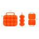 Portable 12/6 Eggs Plastic Container Holder Folding Egg Storage Box Handle Case Specially designed for carrying the eggs easily Portable 12/6 Eggs Plastic Container Holder Folding Egg Storage Box Handle Case Specially designed for carrying the eggs easily