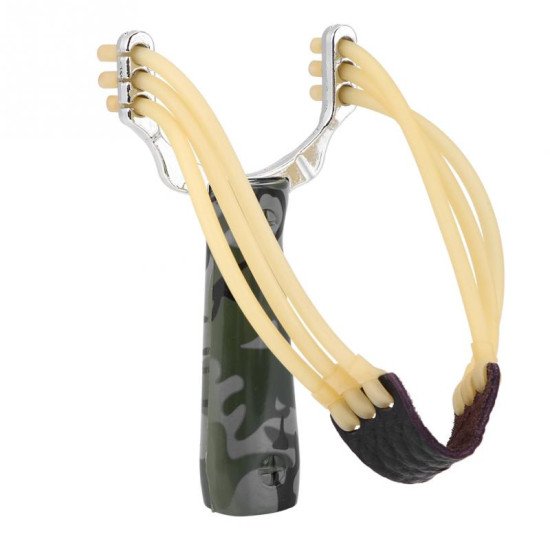 Powerful Slingshot Alloy Rubber Hunting Slingshot Powerful Slingshot Alloy Rubber Hunting Slingshot