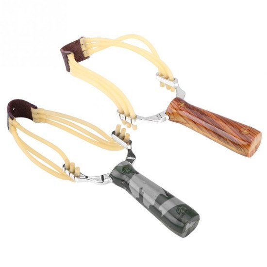 Powerful Slingshot Alloy Rubber Hunting Slingshot Powerful Slingshot Alloy Rubber Hunting Slingshot