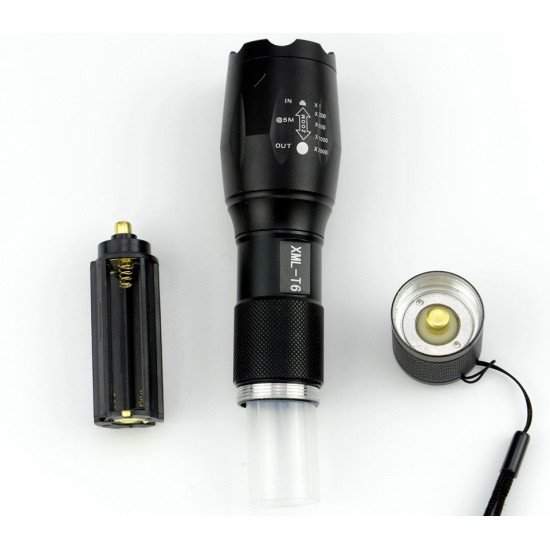 LED Flashlight XML-T6 Tactical flashlight + Q5 Mini Torch Lanterna Zoomable Waterproof Flashlight LED Flashlight XML-T6 Tactical flashlight + Q5 Mini Torch Lanterna Zoomable Waterproof Flashlight