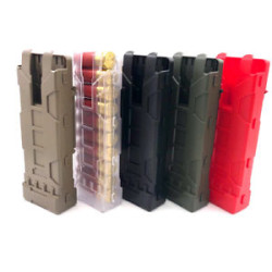 Quick Access Shotgun Shell Magazine Carrier ABS Plastic Case 10 Rounds for 12G