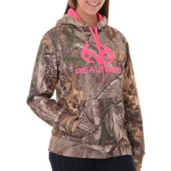 Realtree Women's Camo Performance Pullover Fleece Hoodie