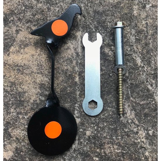 Screwed Type Black Steel Plinking Target Screwed Type Black Steel Plinking Target