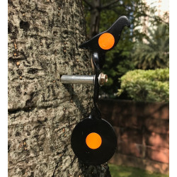 Screwed Type Black Steel Plinking Target
