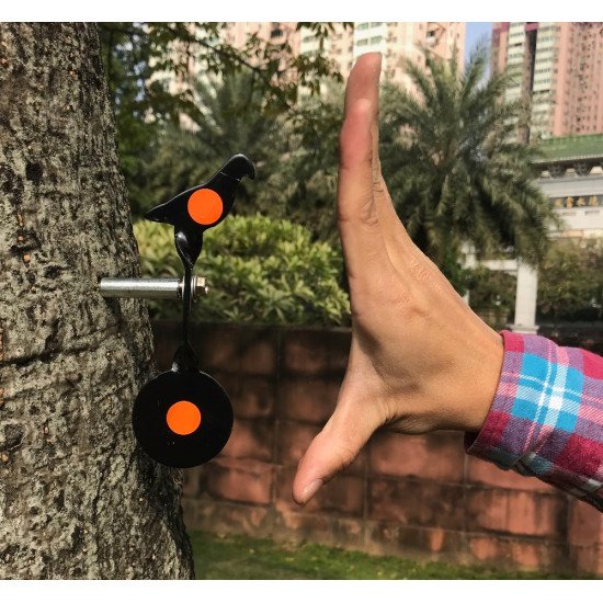 Screwed Type Black Steel Plinking Target Screwed Type Black Steel Plinking Target