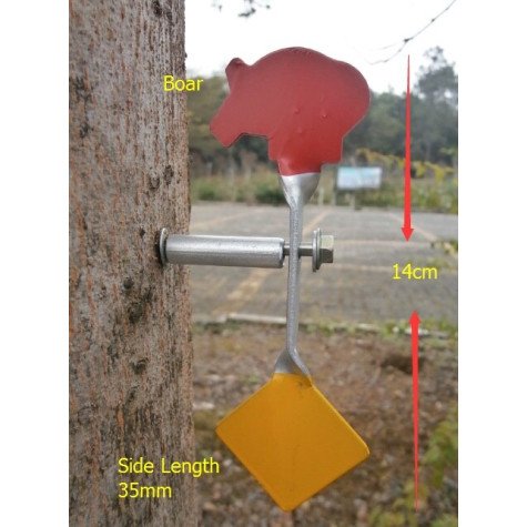 Screwed Type Steel Plinking Target Boar Square For Target Shooting Screwed Type Steel Plinking Target Boar Square For Target Shooting