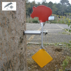 Screwed Type Steel Plinking Target Boar Square For Target Shooting