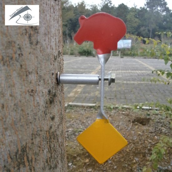 Screwed Type Steel Plinking Target Boar Square For Target Shooting Screwed Type Steel Plinking Target Boar Square For Target Shooting