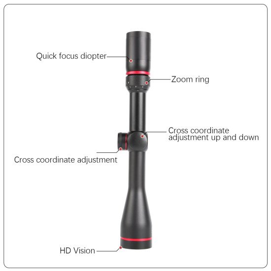T-Eagle Scope SR 3-9X40 IR T-Eagle Scope SR 3-9X40 IR