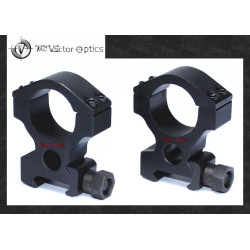 TAC Vector Optics 25.4mm 1 Inch Tactical High Riflescope Weaver Mount Ring See Through