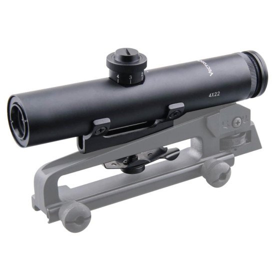Vector Optics Streak 4x22 AR .223 5.56 Carry Handle Compact Riflescope Vector Optics Streak 4x22 AR .223 5.56 Carry Handle Compact Riflescope
