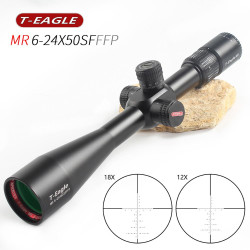 T-EAGLE Optics Scope MR 6-24x50 SF FFP  with Mil Dot Reticle