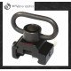 Tactical Push Button Sling Swivel Loop Picatinny Weaver QD Mount Comb Heavy Duty Accessories Tactical Push Button Sling Swivel Loop Picatinny Weaver QD Mount Comb Heavy Duty Accessories