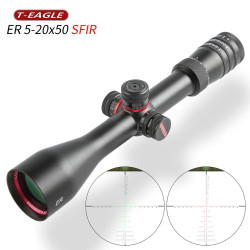 T-Eagle Tactical ER 5-20X50 SFIR Scope Lateral Adjustment