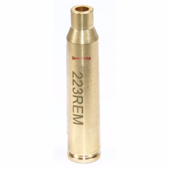 Vector Optics .223 REM 5.56mm CAL Cartridge Red Laser Bore Sighter Vector Optics .223 REM 5.56mm CAL Cartridge Red Laser Bore Sighter