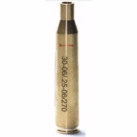 Vector Optics 25-06 Rem, 270 Win, 30-06 Caliber Cartridge Red Laser Bore Sighter