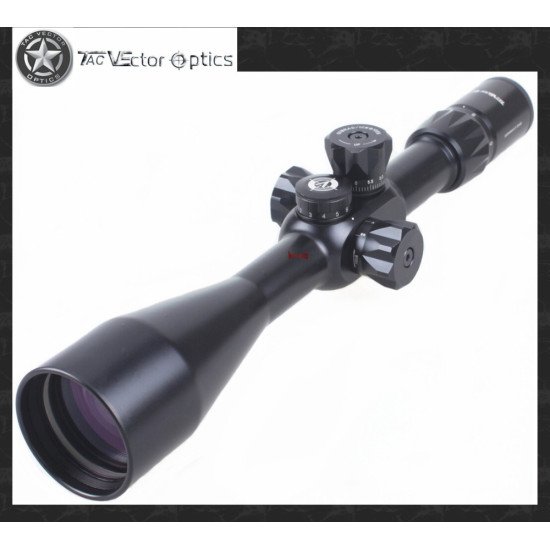 Vector Optics Counterpunch 6-25x56 First Focal Plane Tactical Mildot FFP Riflescope / 30mm Monotube with Mount Ring 1/4 MOA Vector Optics Counterpunch 6-25x56 First Focal Plane Tactical Mildot FFP Riflescope / 30mm Monotube with Mount Ring 1/4 MOA