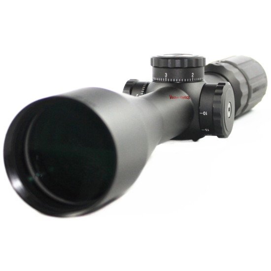 Vector Optics Marksman 6-25x50 Tactical Gun Rifle Scope MPT1 Reticle Low Turret 1/10 MIL Vector Optics Marksman 6-25x50 Tactical Gun Rifle Scope MPT1 Reticle Low Turret 1/10 MIL