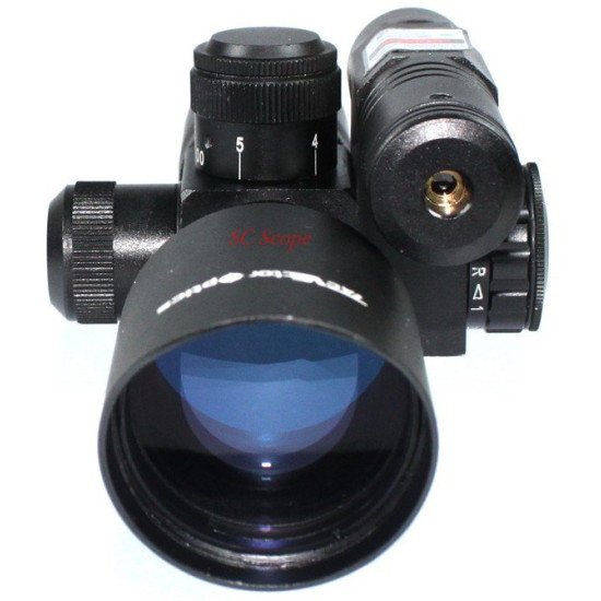 Vector Optics Sideswipe 2.5-10x40 E Compact Green Laser Rifle Scope