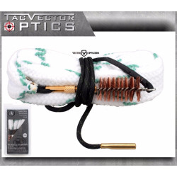 Vector Optics 12 Gauge Shotgun Bore Snake Rope with Bronze Brush Cleaner Gun Cleaning Kit