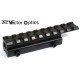Vector Optics 3/8'' 11mm Dovetail to 7/8'' 21mm Weaver Picatinny Rail Extended Offset Adapter Mount Vector Optics 3/8'' 11mm Dovetail to 7/8'' 21mm Weaver Picatinny Rail Extended Offset Adapter Mount