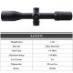 Vector Optics Riflescope Aston 3-18x44 SF HD Glass Vector Optics Riflescope Aston 3-18x44 SF HD Glass