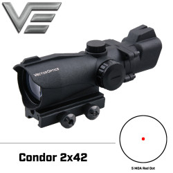 Vector Optics Condor 2X42 Green & Red Dot Shooting Reflex Vector Optics Condor 2X42 Green & Red Dot Shooting Reflex