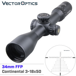 Vector Optics Continental 3-18x50 HD FFP Scope 34mm  .338 Lapua Vector Optics Continental 3-18x50 HD FFP Scope 34mm  .338 Lapua