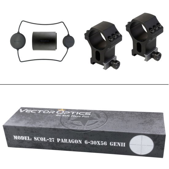 Vector Optics Paragon 6-30X56 SFIR Gen2 1/10 MIL 90% Light Long Range Precise Shooting .338 Vector Optics Paragon 6-30X56 SFIR Gen2 1/10 MIL 90% Light Long Range Precise Shooting .338