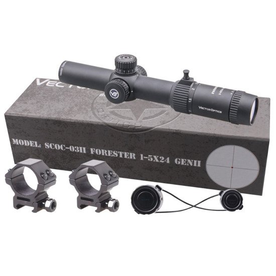 Vector Optics GenII Forester 1-5X24 Riflescope Vector Optics GenII Forester 1-5X24 Riflescope