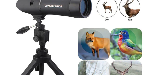 Vector Optics Liberty 20-60X60 Spotting Scope - Hunting, Shooting
