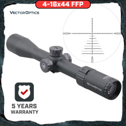 Vector Optics Marksman 4-16x44 FFP Tactical Riflescope 1/10 MIL