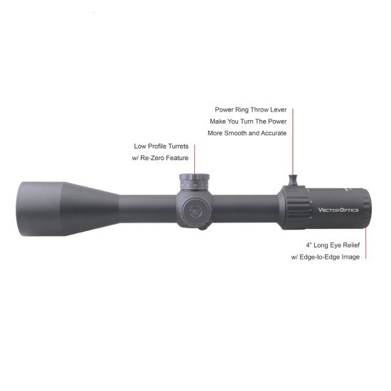 Vector Optics Marksman 6-24x50 FFP Riflescope Vector Optics Marksman 6-24x50 FFP Riflescope