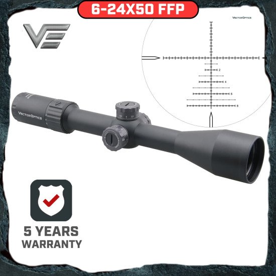 Vector Optics Marksman 6-24x50 FFP Riflescope Vector Optics Marksman 6-24x50 FFP Riflescope