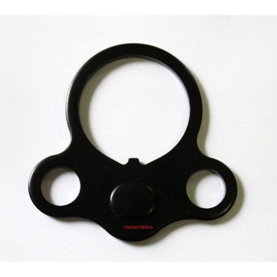 Vector Optics Stock End Plate Ambidextrous Sling Adapter Mount Carbine Steel Matte