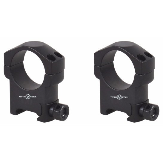 Vector Optics Tactical Mark 30mm High Profile Rifle Scope Picatinny Mount 