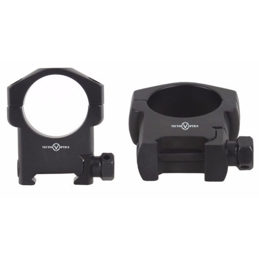 Vector Optics Tactical Mark 30mm High Profile Rifle Scope Picatinny Mount 