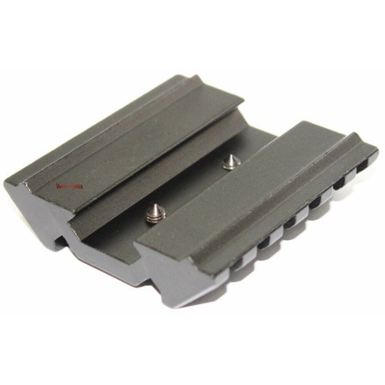 Vector Optics Tactical Offset Interface Dual 45 Degree Picatinny Rail Mount Base Vector Optics Tactical Offset Interface Dual 45 Degree Picatinny Rail Mount Base