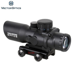 Vector Optics Talos 4X32 Tactical Compact Scope Prism Sight Tri-Illumination Chevron Reticle M4 AR15 Vector Optics Talos 4X32 Tactical Compact Scope Prism Sight Tri-Illumination Chevron Reticle M4 AR15