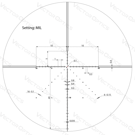 Vector Optics Veyron 4-16x44 IR FFP Scope Vector Optics Veyron 4-16x44 IR FFP Scope