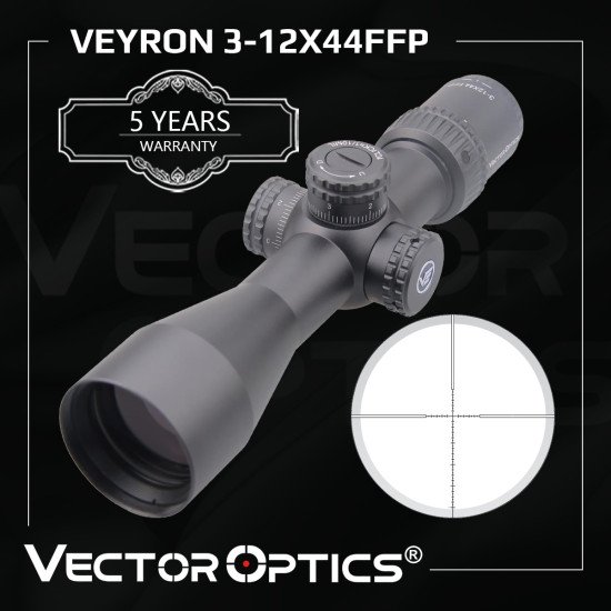 Vector Optics Veyron FFP 3-12x44 Ultra Compact
