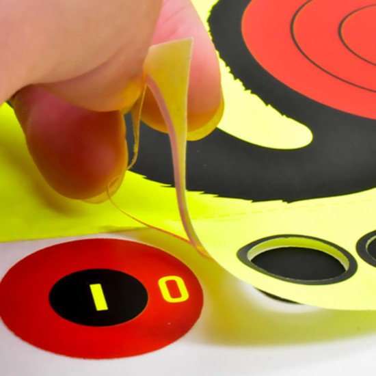 10 Pcs Adhesive Shooting Target Papers Squirrel Fluorescent Sticker 10 Pcs Adhesive Shooting Target Papers Squirrel Fluorescent Sticker