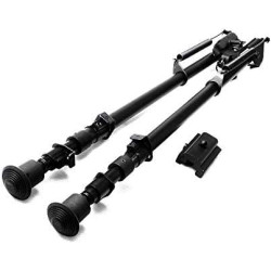 Heavy Duty Long Bipod 16-27-Inch with Free Picatinny Rail Adaptor
