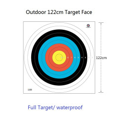 5X Sanlida Archery X10 Polyster Waterproof Target Face 122cm 10 Rings